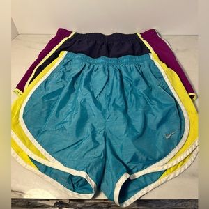 Woman’s Nike AthleticShorts Bundle Purple an Blue -SIZE: Small